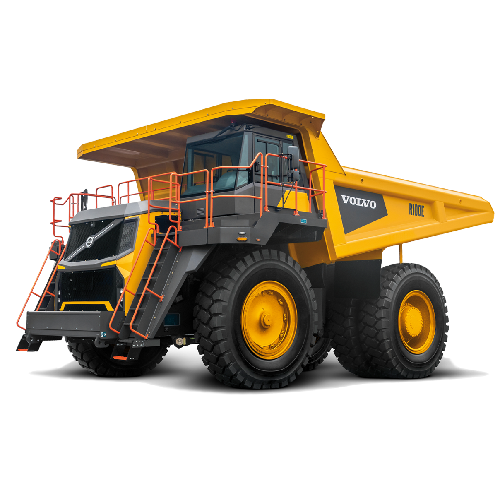 olvo articulated dump truck rigid 100e